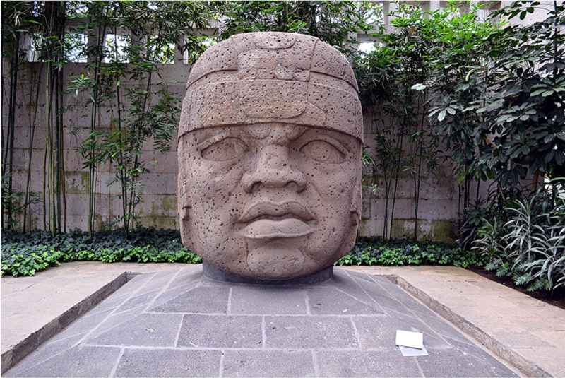 13 Olmec Stone Head